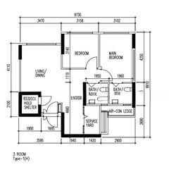 Blk 109B Eastglen @ Canberra (Sembawang), HDB 3 Rooms #630168311